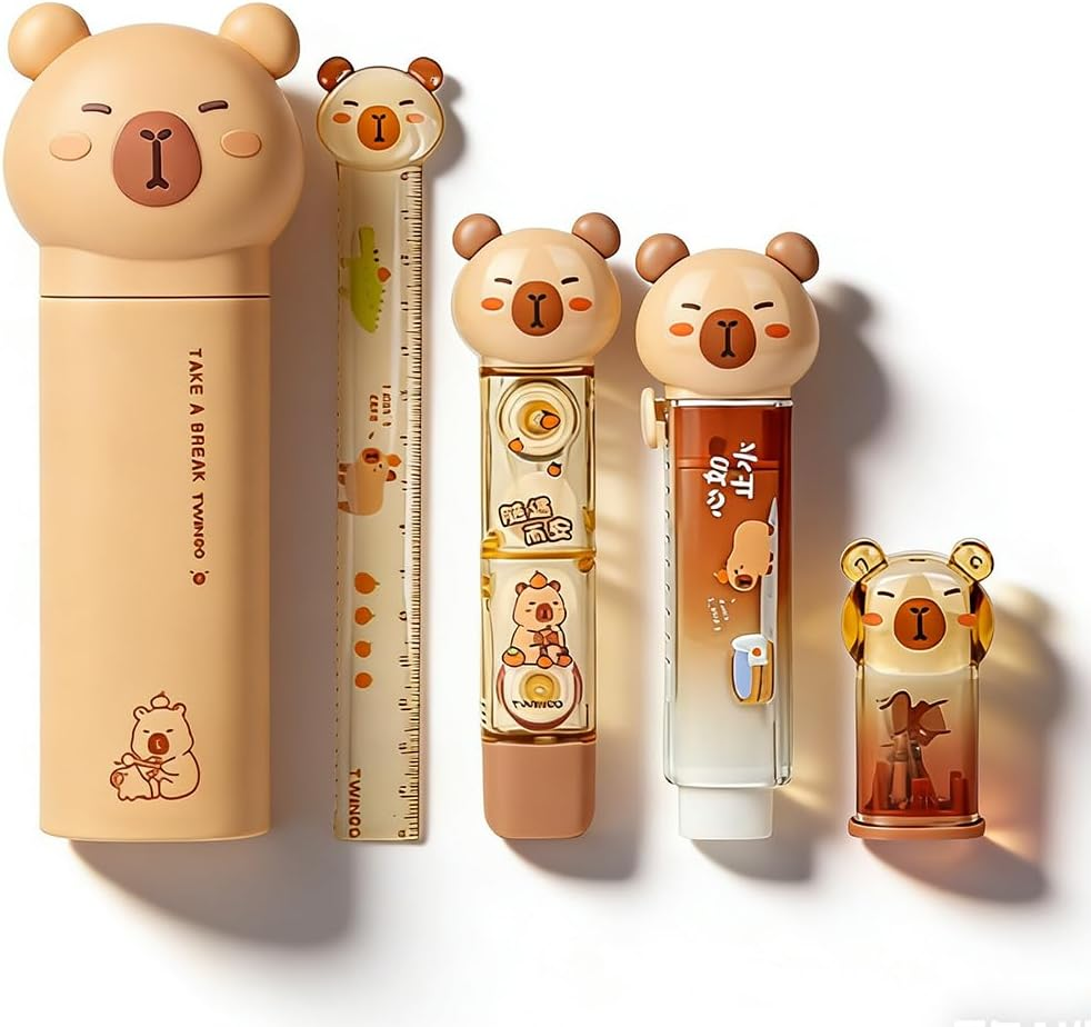 Capybara supplies set