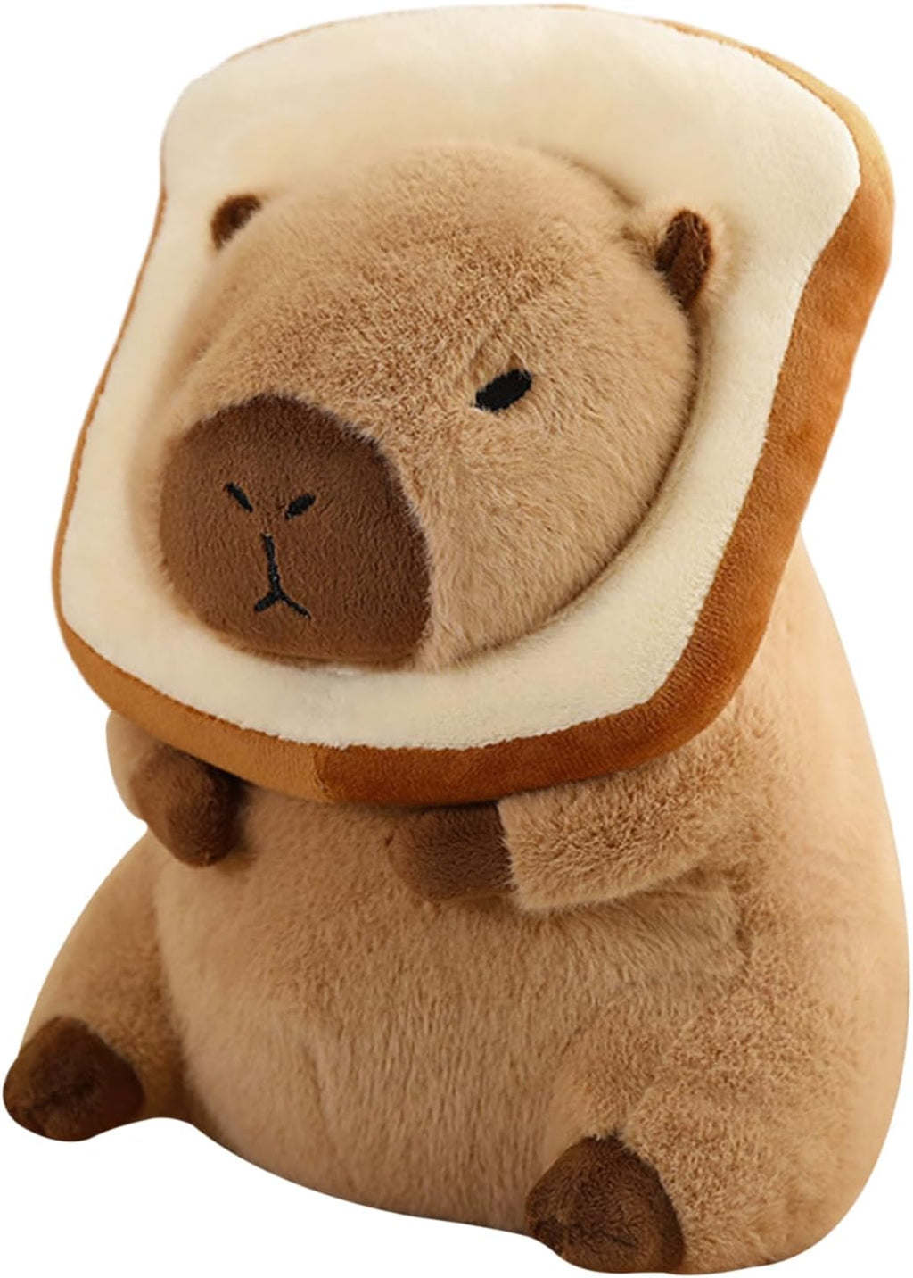 Peluche Capybara, Peluche Kawaii Capybara, Cuscino in Peluche, Regalo per Bambini E Bambine, 3 Anni (Pane, 35 Cm)